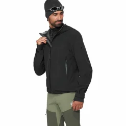 Mammut Regenjacken<· Crag black