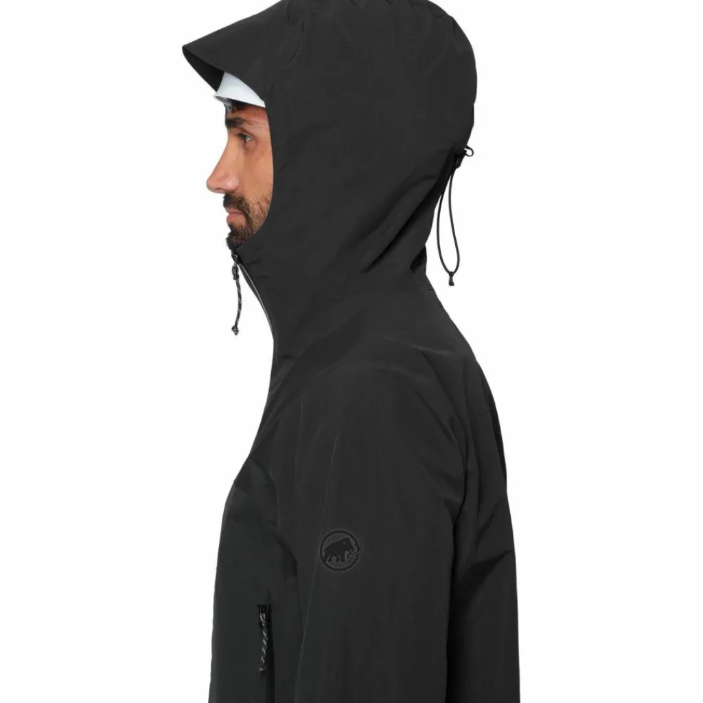 Mammut Regenjacken<· Crag black
