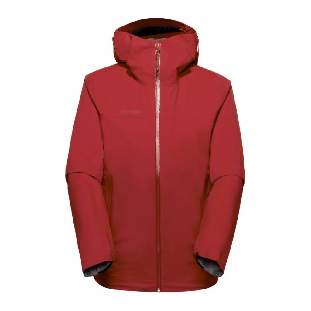 Mammut Skitouren|Trailrunning<· Ducan HS Hooded dark mammut red