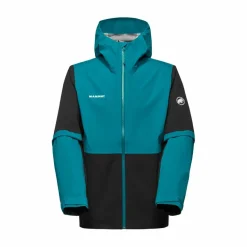 Mammut Skitouren|Klettern<· Linard Guide Hooded black-deep teal