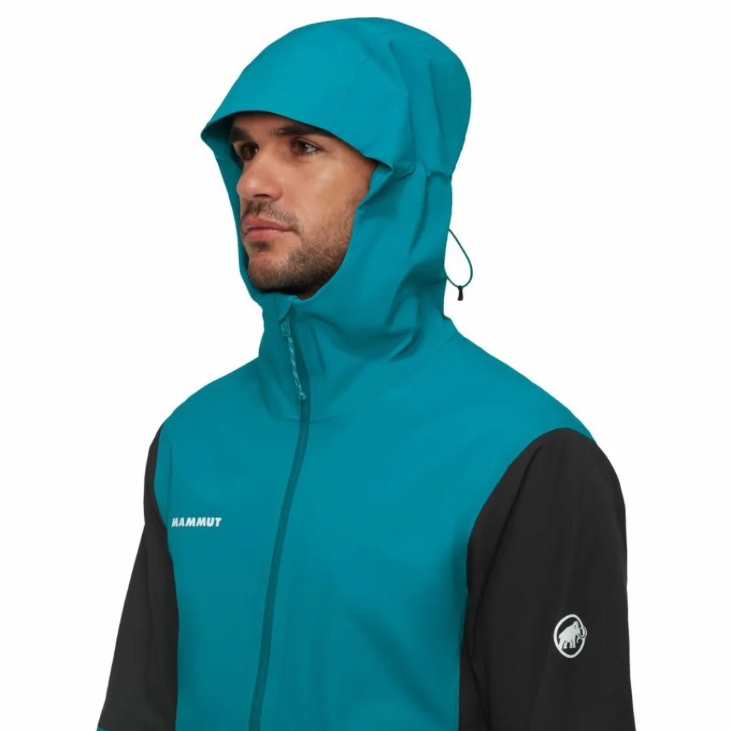Mammut Skitouren|Klettern<· Linard Guide Hooded black-deep teal