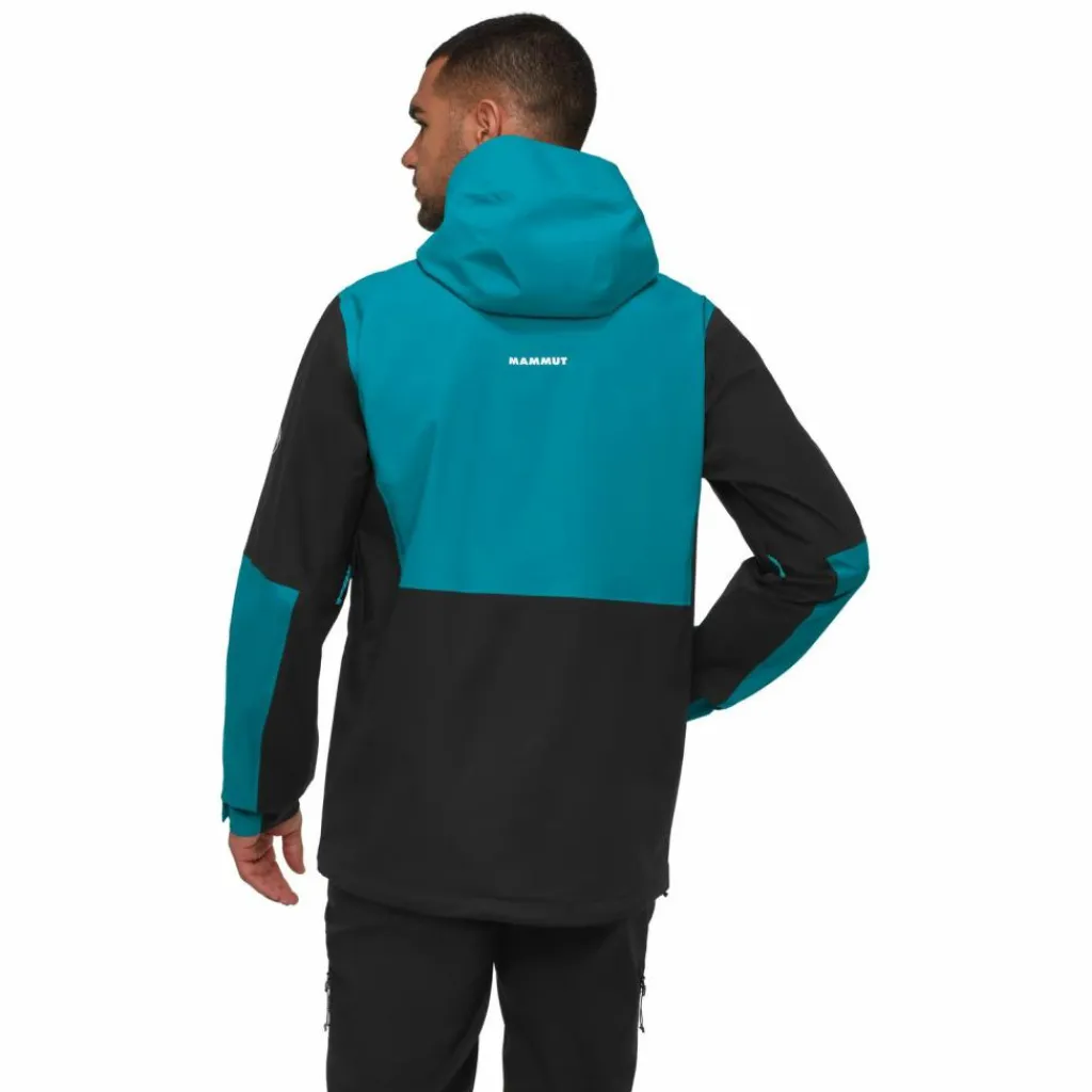 Mammut Skitouren|Klettern<· Linard Guide Hooded black-deep teal