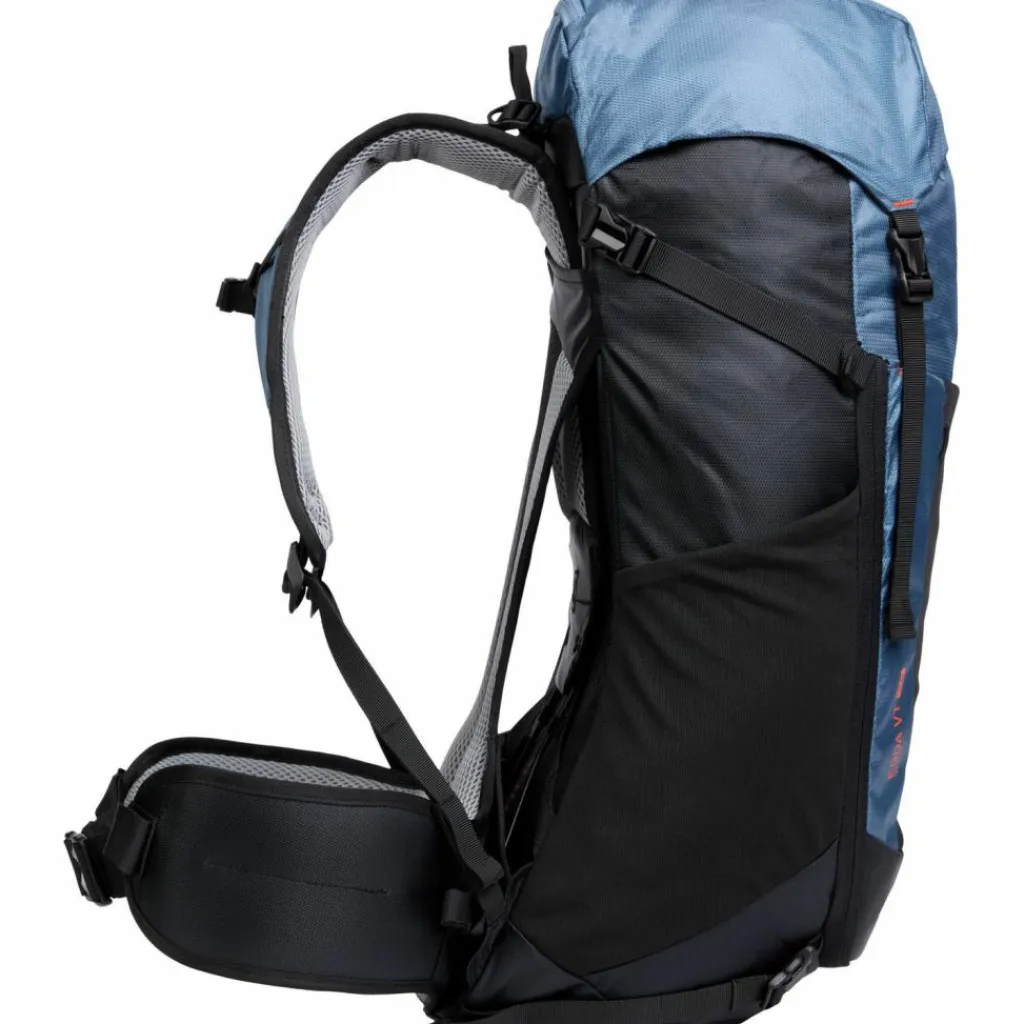 McKinley Trekkingrucksäcke|Wanderrucksäcke<· EDDA I VT 38 VARIO blue dark-orange-cha