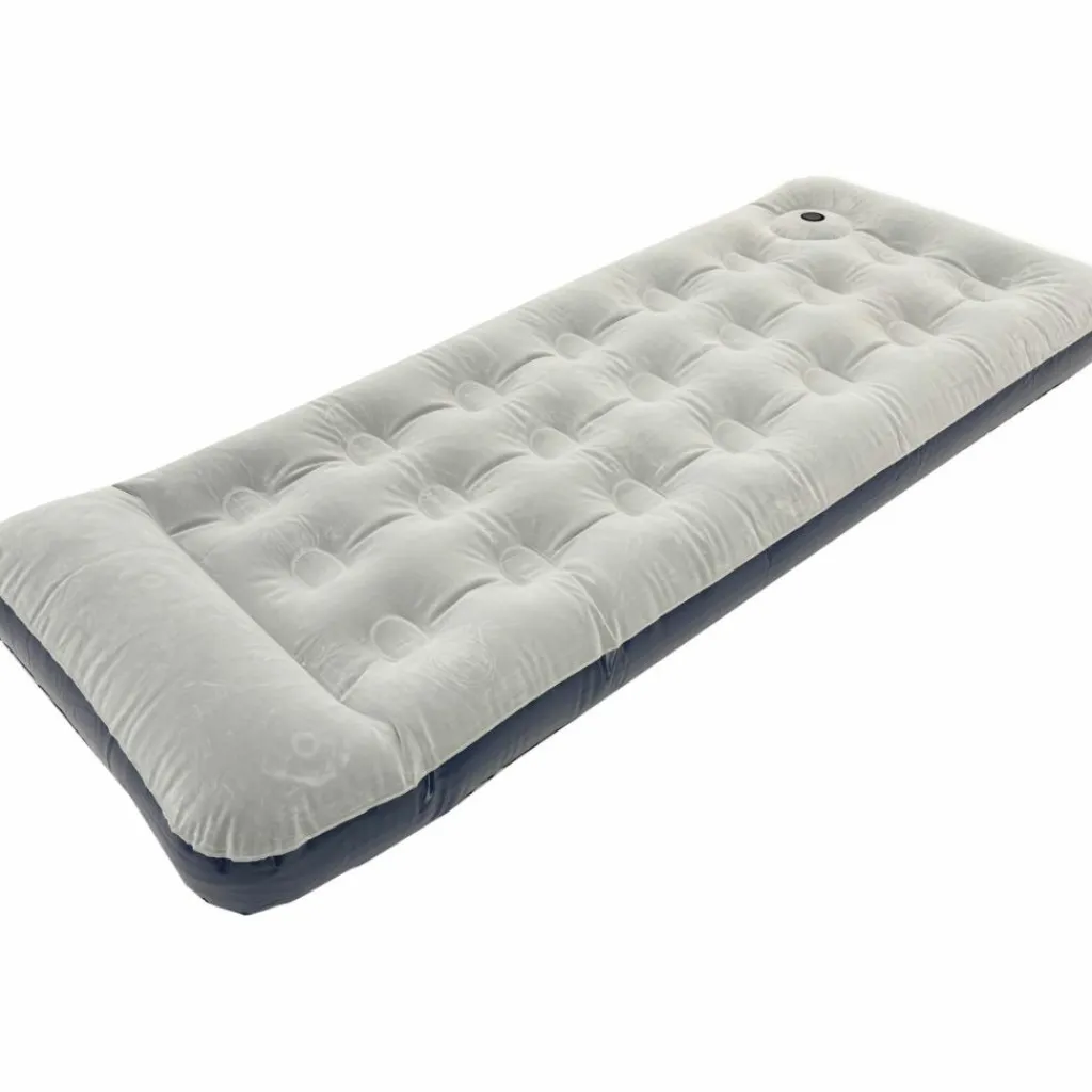 McKinley Matten & Matratzen|Matten & Matratzen<· LUFTBETT AIRBED SINGLE W-PUMP grey-blue dark