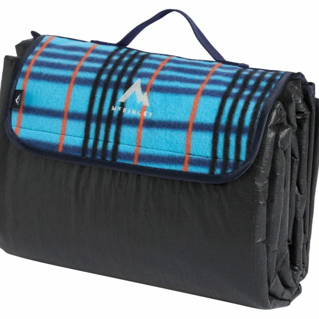McKinley Matten & Matratzen|Matten & Matratzen<· Picnic Rug Striped II 200x180cm blue petrol-blue pet