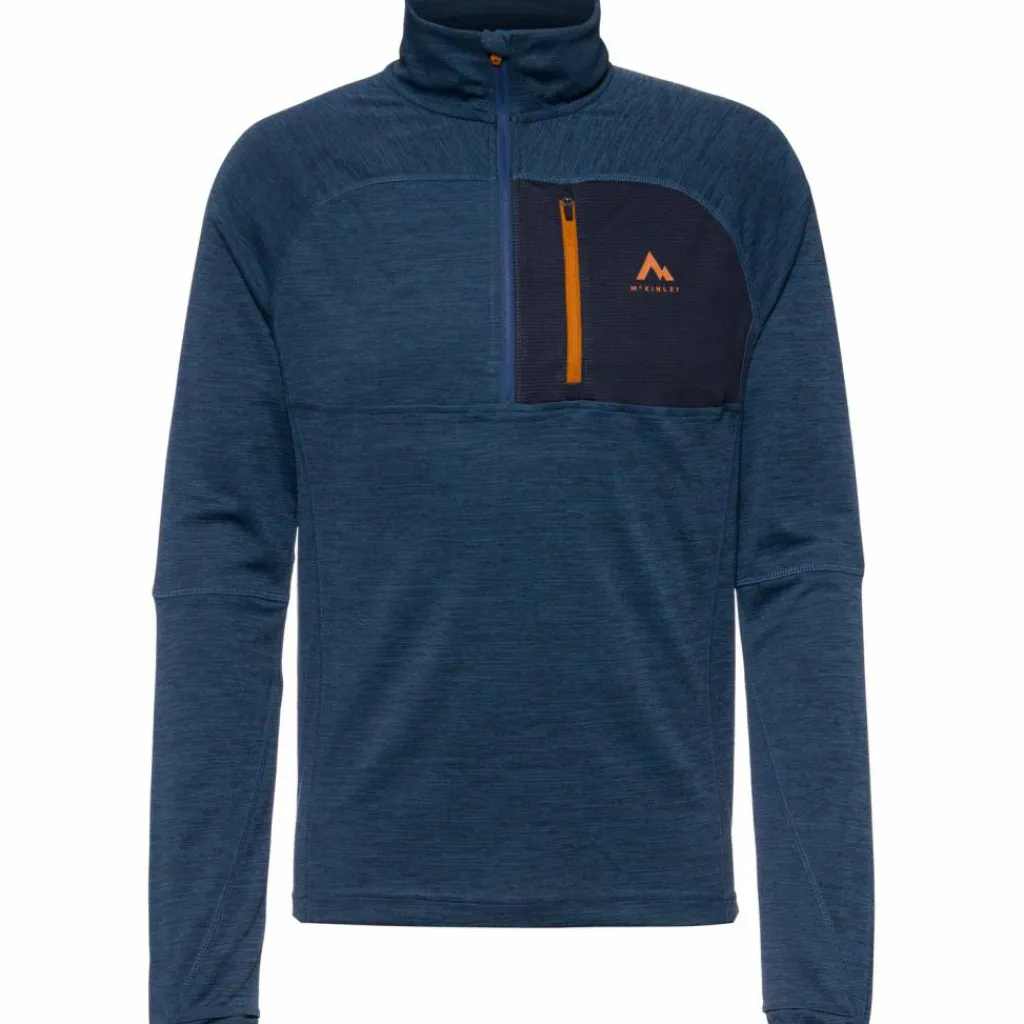McKinley Wandern|Shirts<· Tampo II melange-navy