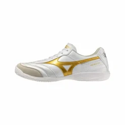 Mizuno Fußballschuhe|Hallenschuhe<· Morelia Sala Elite IN Bright Weiß weissgold