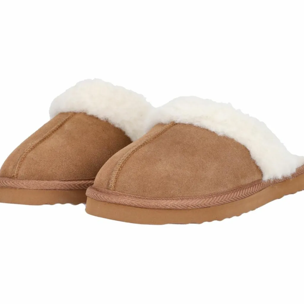 Mols Hausschuhe<· Tamara 5006 Sudan Brown