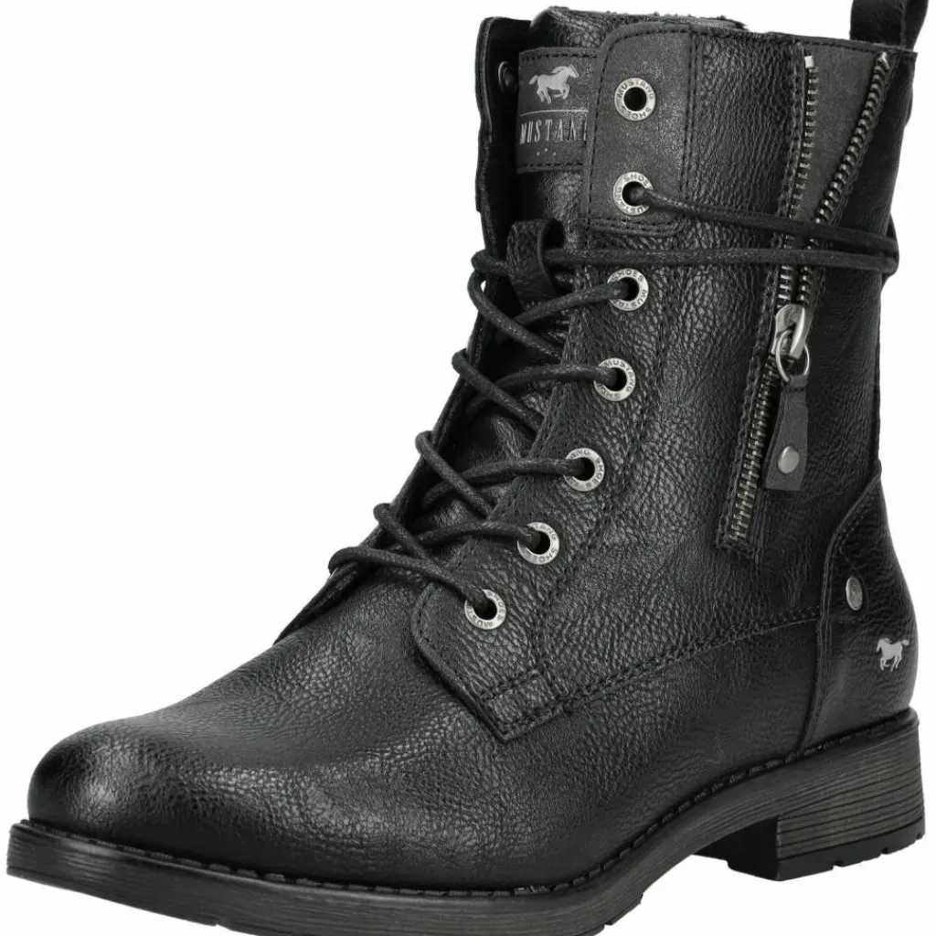 Mustang Winterschuhe|Boots & Stiefel<· Stiefelette Schwarz