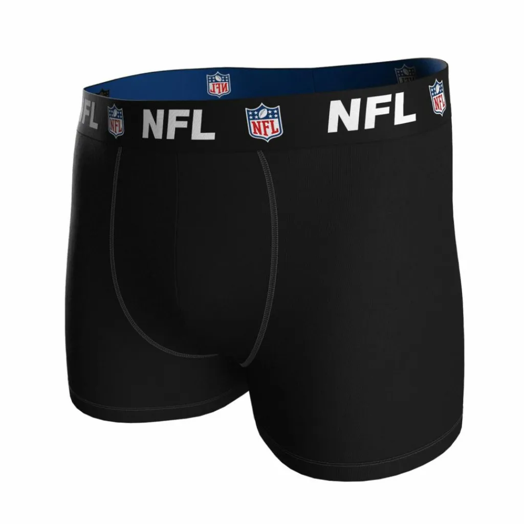 NFL Unterwäsche<· Boxershort Dunkelblau/Rot/Schwarz