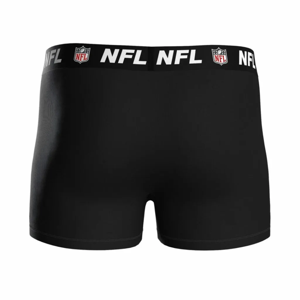NFL Unterwäsche<· Boxershort Dunkelblau/Rot/Schwarz