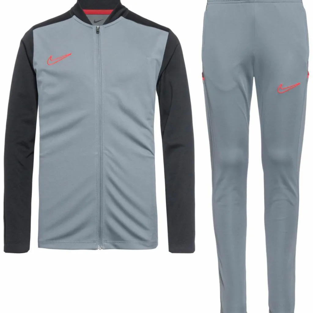 Nike Trainingsanzüge<· Academy25 cool grey-black-bright crimson