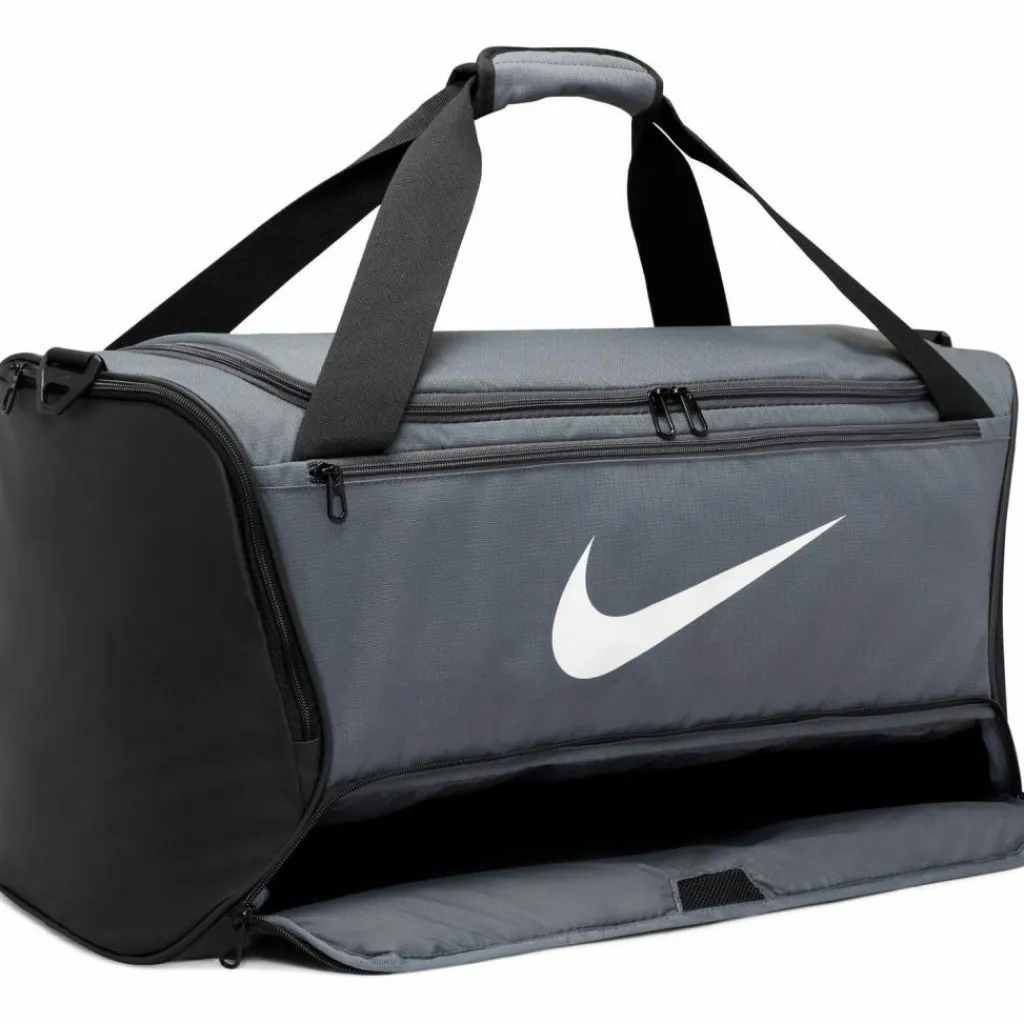 Nike Sporttaschen|Taschen<· Brasilia M-60L iron grey-black-white