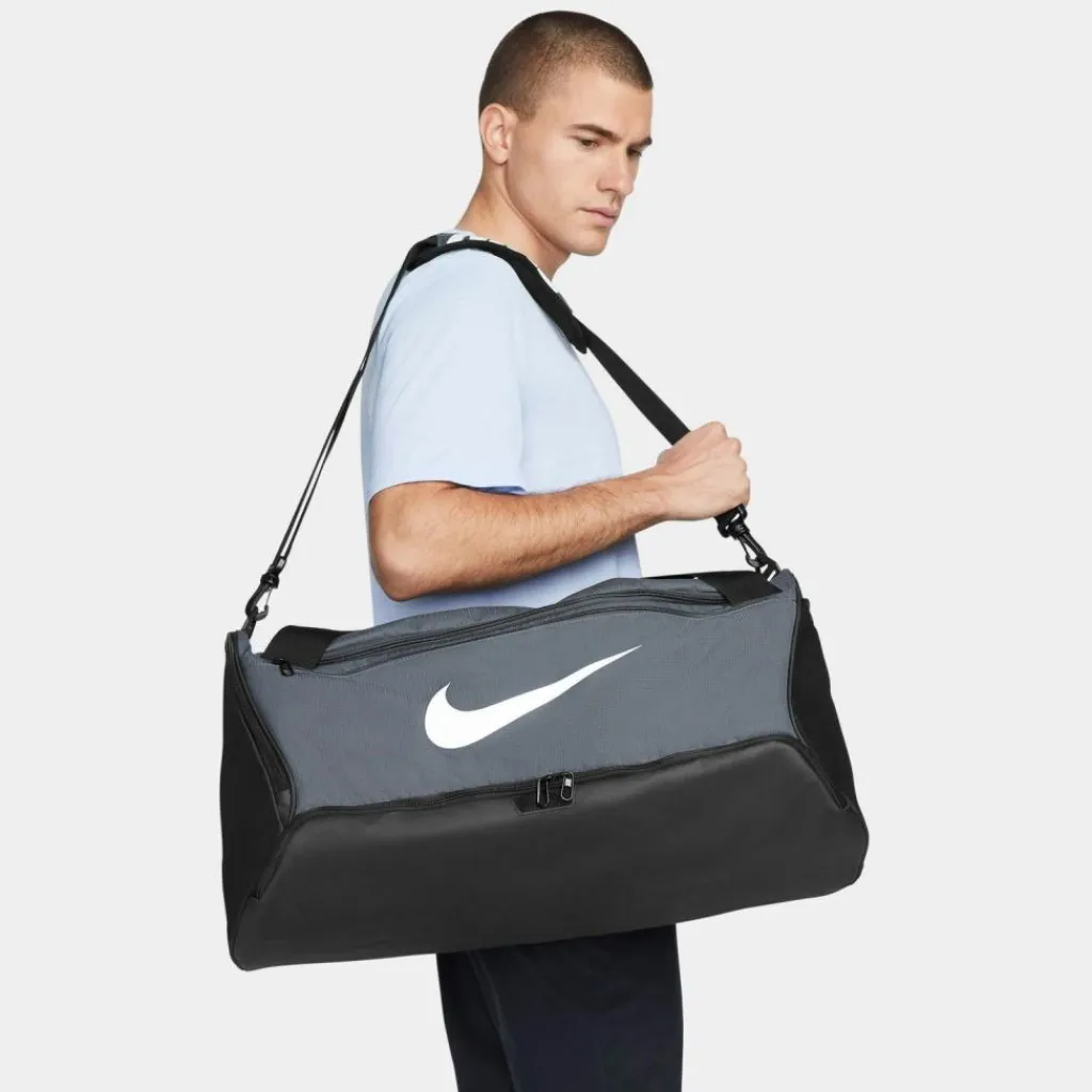 Nike Sporttaschen|Taschen<· Brasilia M-60L iron grey-black-white