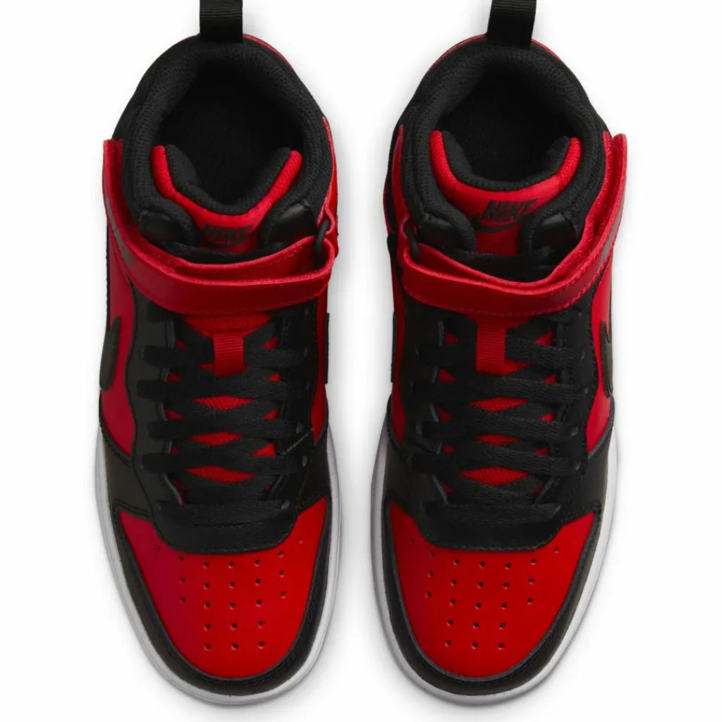 Nike Sneaker<· Court Borough university red-black-white