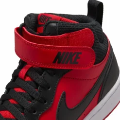 Nike Sneaker<· Court Borough university red-black-white