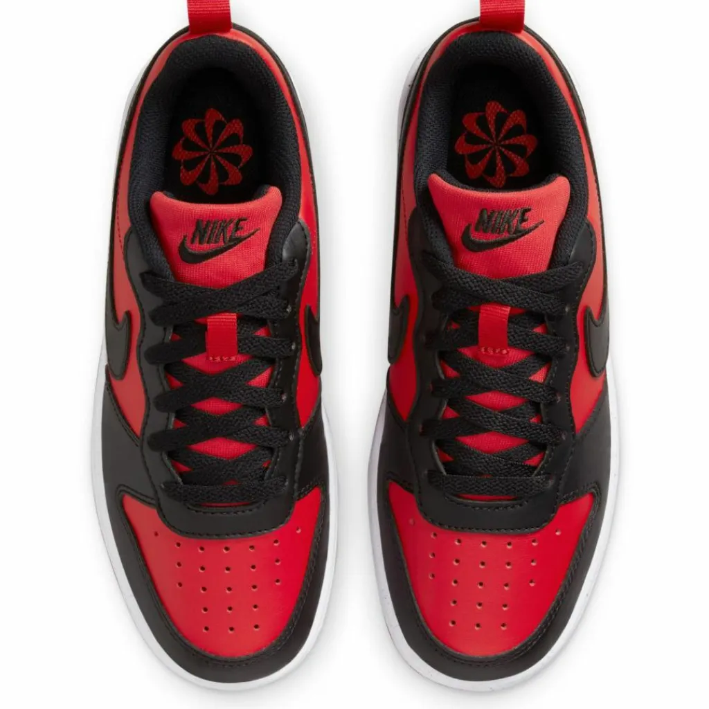 Nike Sneaker<· COURT BOROUGH GS university red-black-white