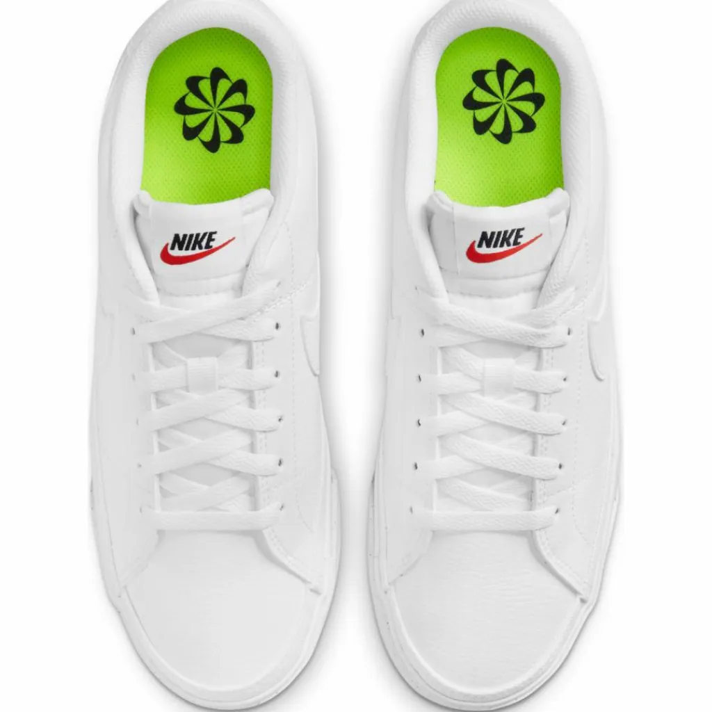 Nike Streetwear|Sneaker<· Court Legacy Next Nature white-white-black-volt