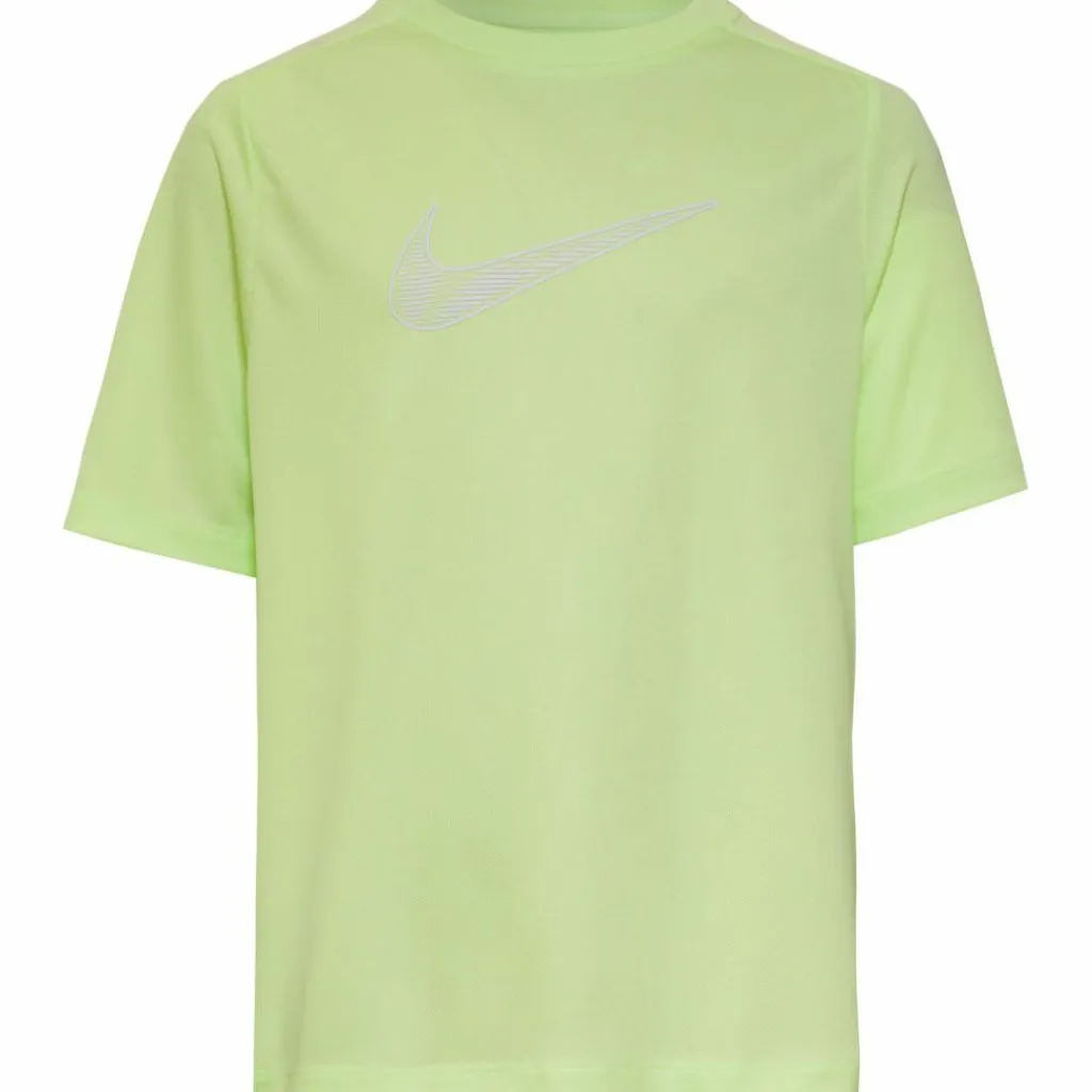 Nike Training|Shirts<· DRI-FIT MULTI HBR lt liquid lime-white