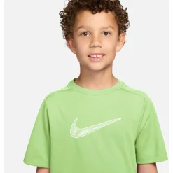 Nike Training|Shirts<· DRI-FIT MULTI HBR lt liquid lime-white