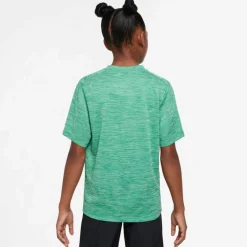 Nike Training|Shirts<· DRI-FIT MULTI LBR HTHR stadium green-pure-white
