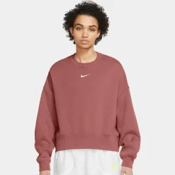 Nike Pullover & Sweats<· Essential canyon pink-white