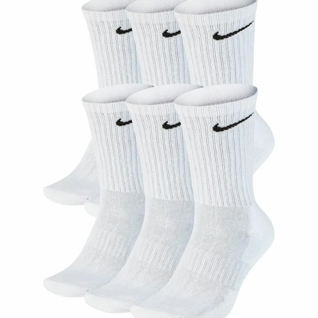 Nike Training|Training<· Everyday Cush Crew 6 Pack white-black