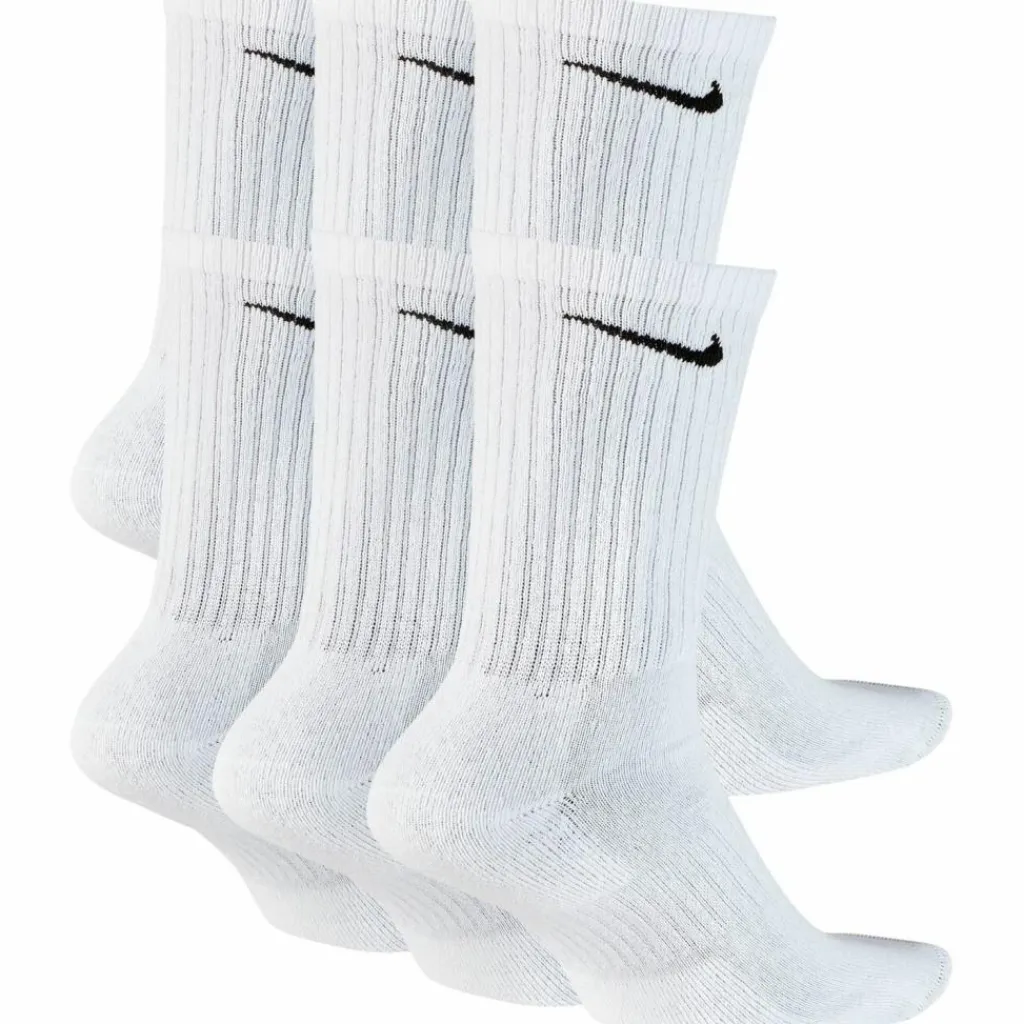Nike Training|Training<· Everyday Cush Crew 6 Pack white-black