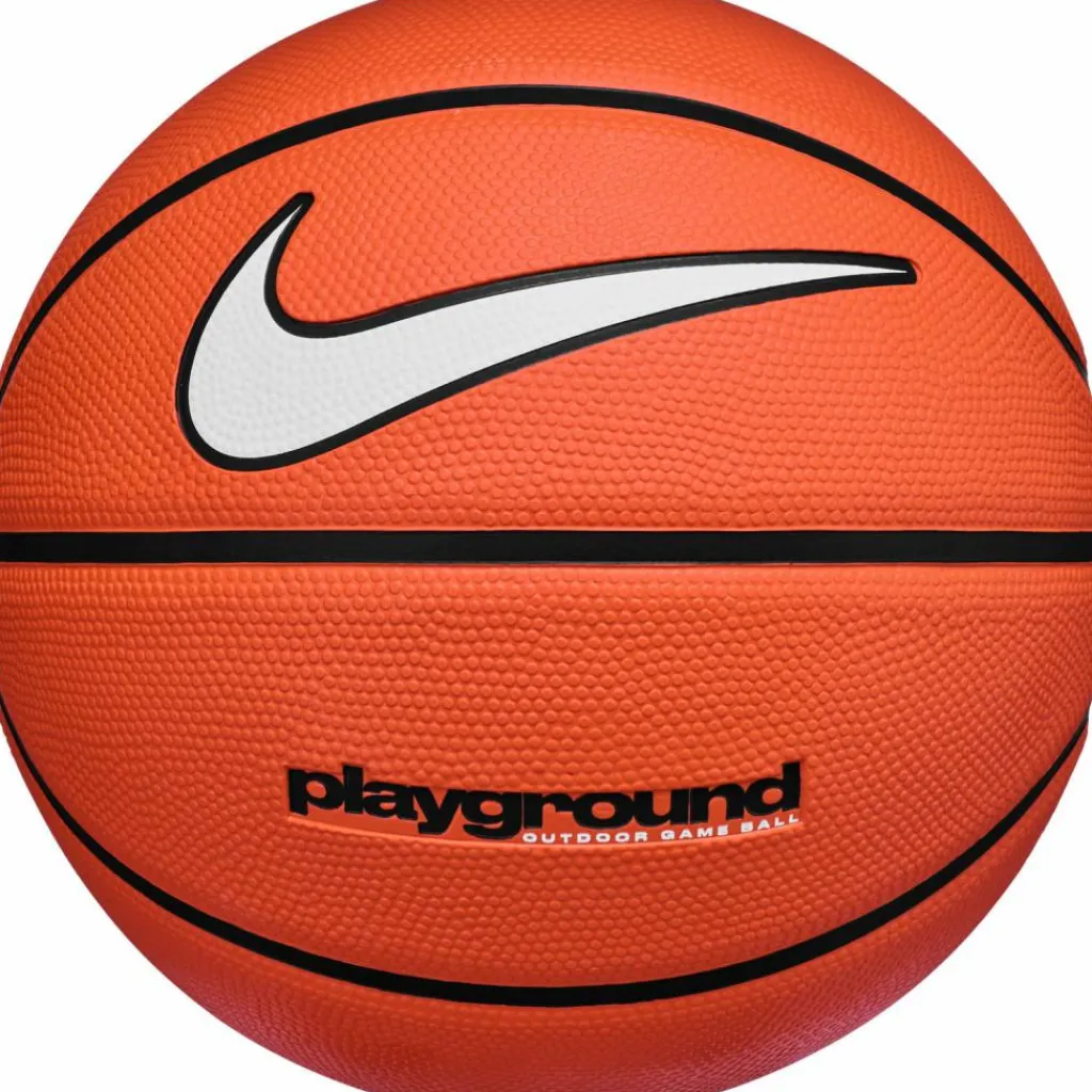 Nike Basketball|Basketball<· EVERYDAY PLAYGROUND 8P DEFLATED amber-black-white