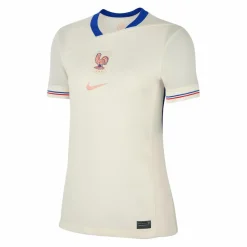 Nike Trikots<· Frankreich Trikot Away 2025 Damen Beige beigeblaurot