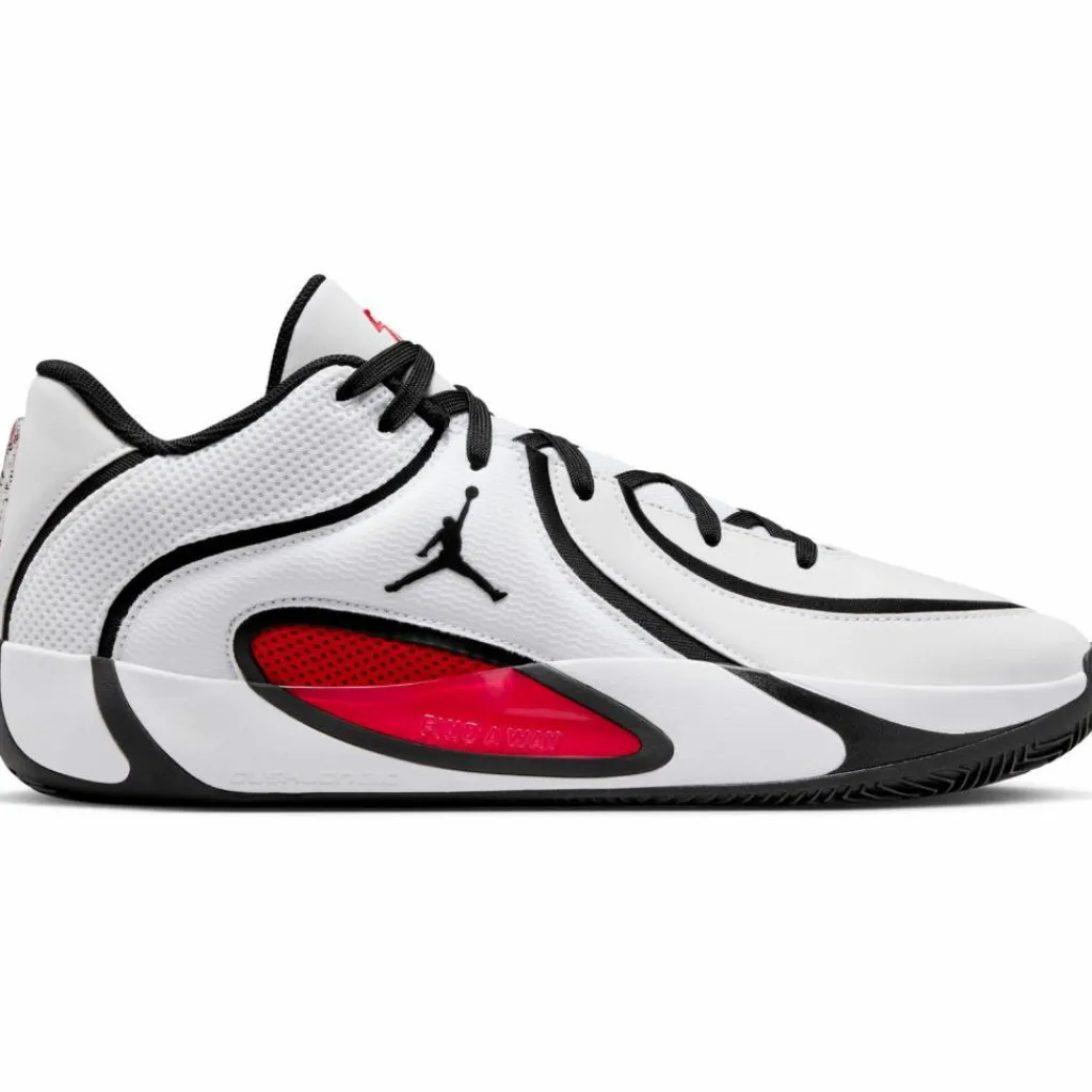 Nike Basketball|Basketball<· JORDAN TATUM 4 white-university red-black