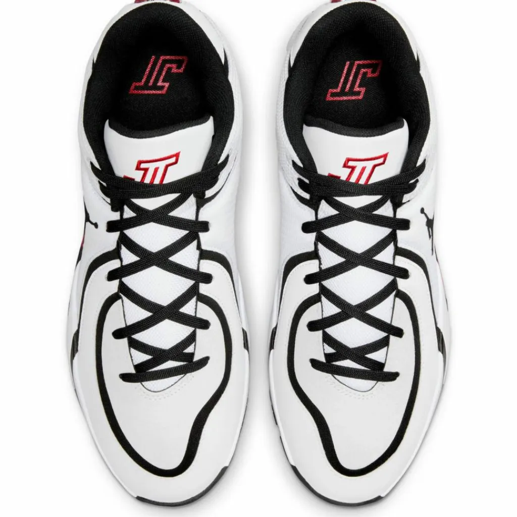 Nike Basketball|Basketball<· JORDAN TATUM 4 white-university red-black
