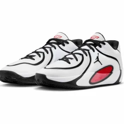 Nike Basketball|Basketball<· JORDAN TATUM 4 white-university red-black