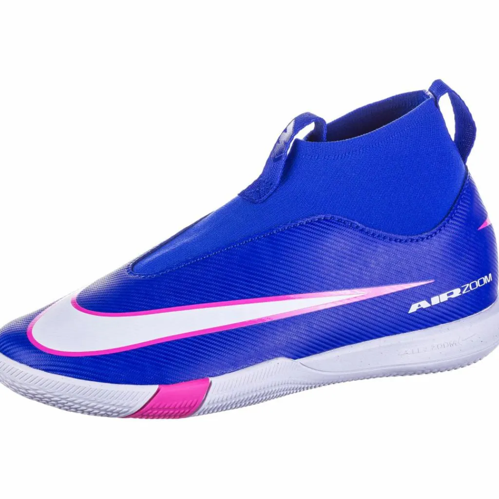 Nike Fußballschuhe<· JR ZOOM SUPERFLY 10 ACADEMY IC racer blue-white