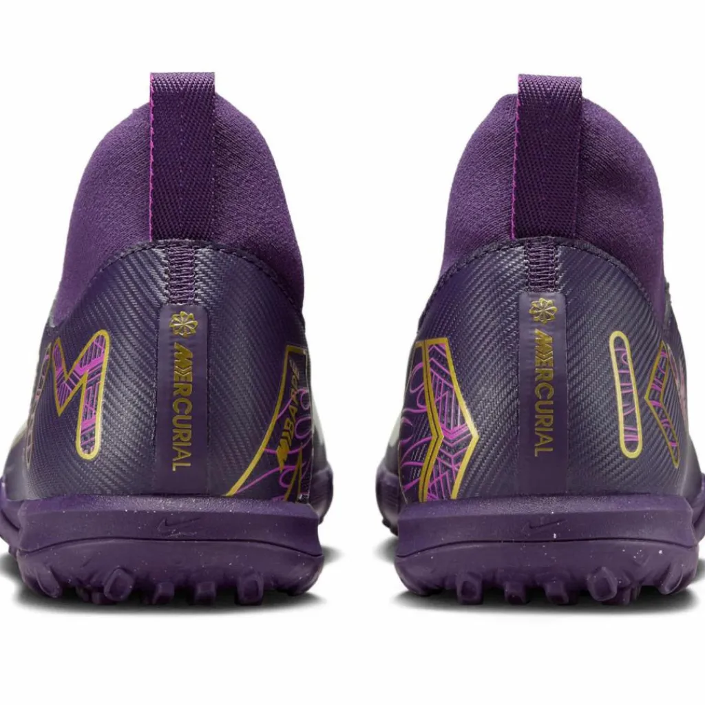Nike Fußballschuhe<· JR ZOOM SUPERFLY 10 ACAD KM TF grand purple-pale ivory