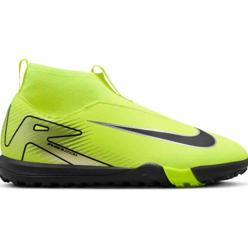 Nike Fußballschuhe<· JR ZOOM SUPERFLY 10 ACADEMY TF volt-black