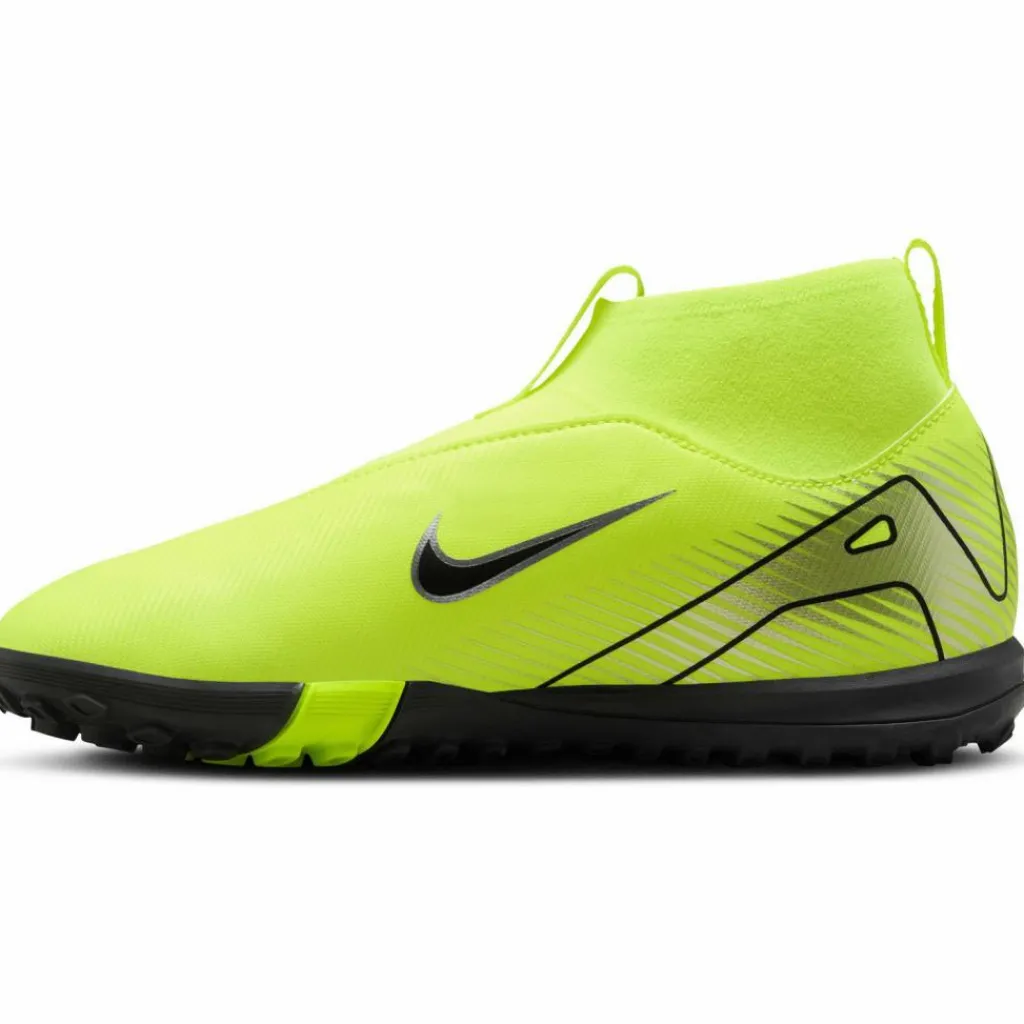 Nike Fußballschuhe<· JR ZOOM SUPERFLY 10 ACADEMY TF volt-black