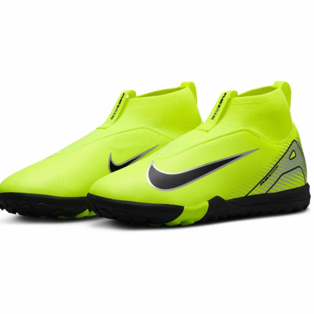 Nike Fußballschuhe<· JR ZOOM SUPERFLY 10 ACADEMY TF volt-black
