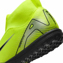 Nike Fußballschuhe<· JR ZOOM SUPERFLY 10 ACADEMY TF volt-black
