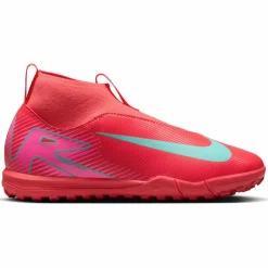 Nike Fußballschuhe<· JR ZOOM SUPERFLY 10 ACADEMY TF ember glow-aurora green