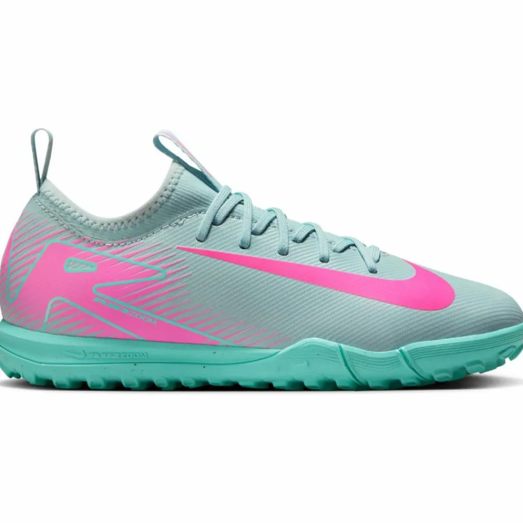 Nike Fußball|Fußball<· JR ZOOM VAPOR 16 ACADEMY TF ocean cube-pink blast