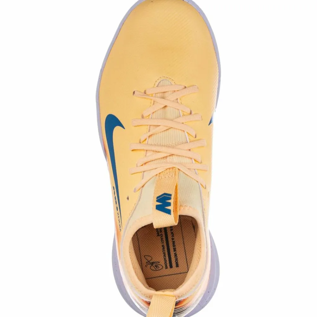 Nike Fußballschuhe<· JR ZOOM VAPOR 16 ACADEMY KM IC melon tint-neo turq-igloo