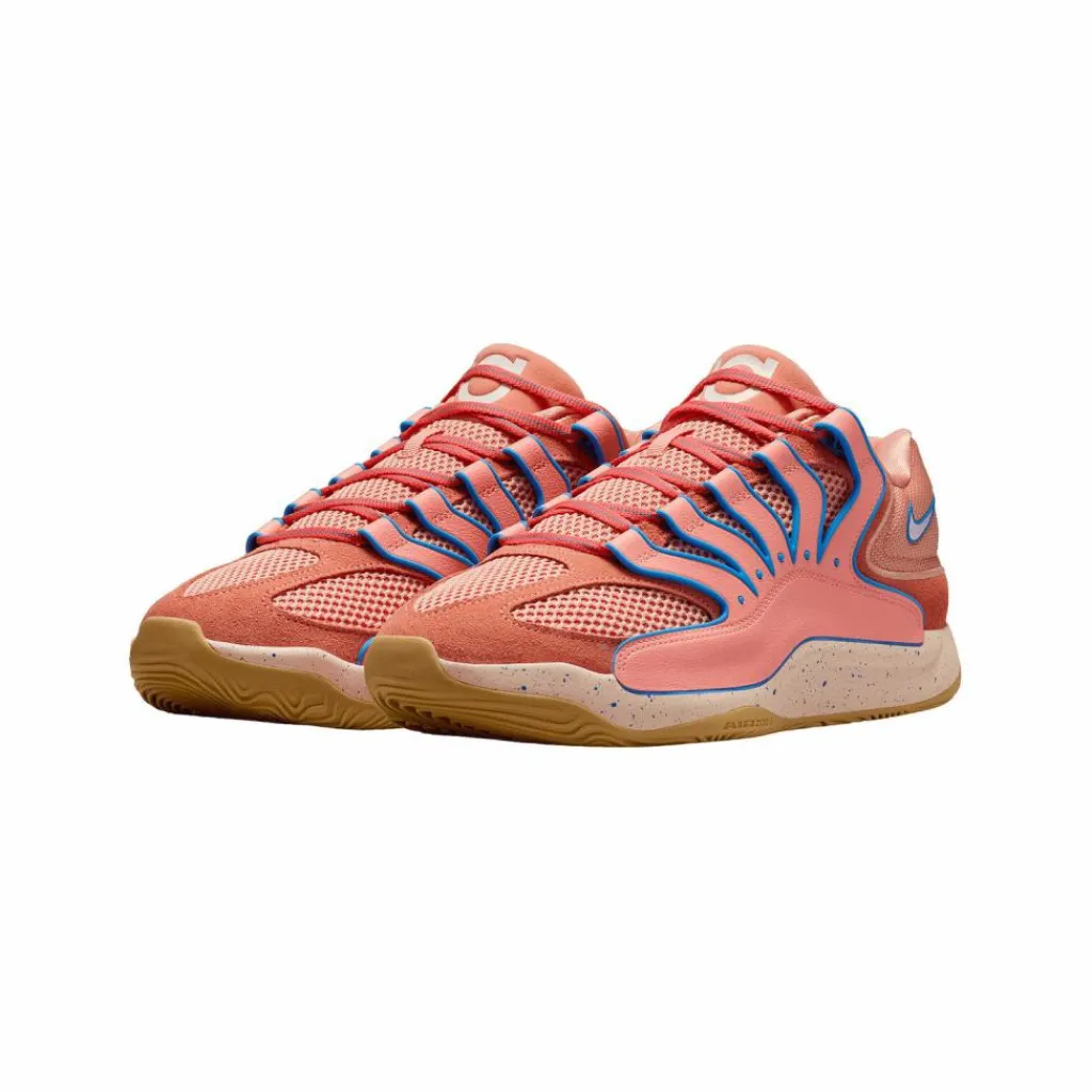 Nike Fußballschuhe|Hallenschuhe<· KD18 Rise Weiß rosablau