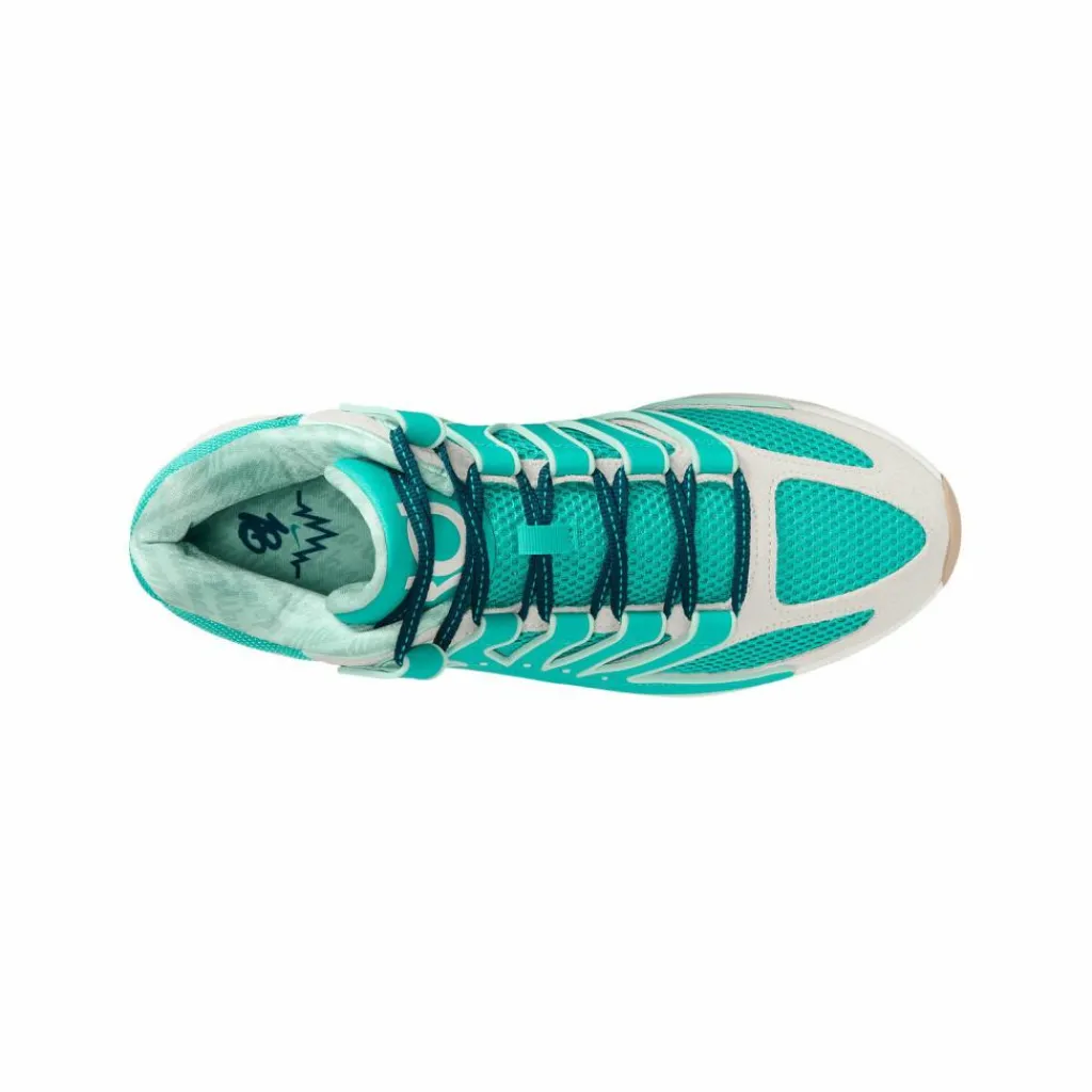 Nike Hallenschuhe<· KD18 Rise Weiß tuerkisblau