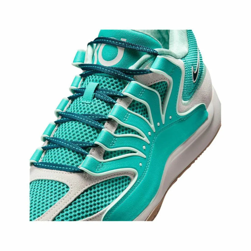 Nike Hallenschuhe<· KD18 Rise Weiß tuerkisblau