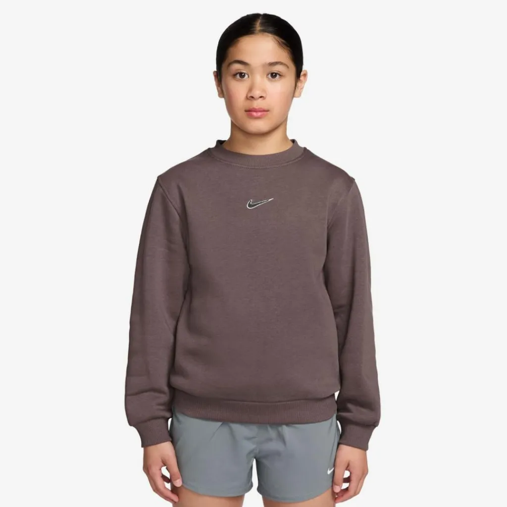 Nike Pullover & Sweats<· KM K NK CLUB FLC CREW LS plum eclipse-black