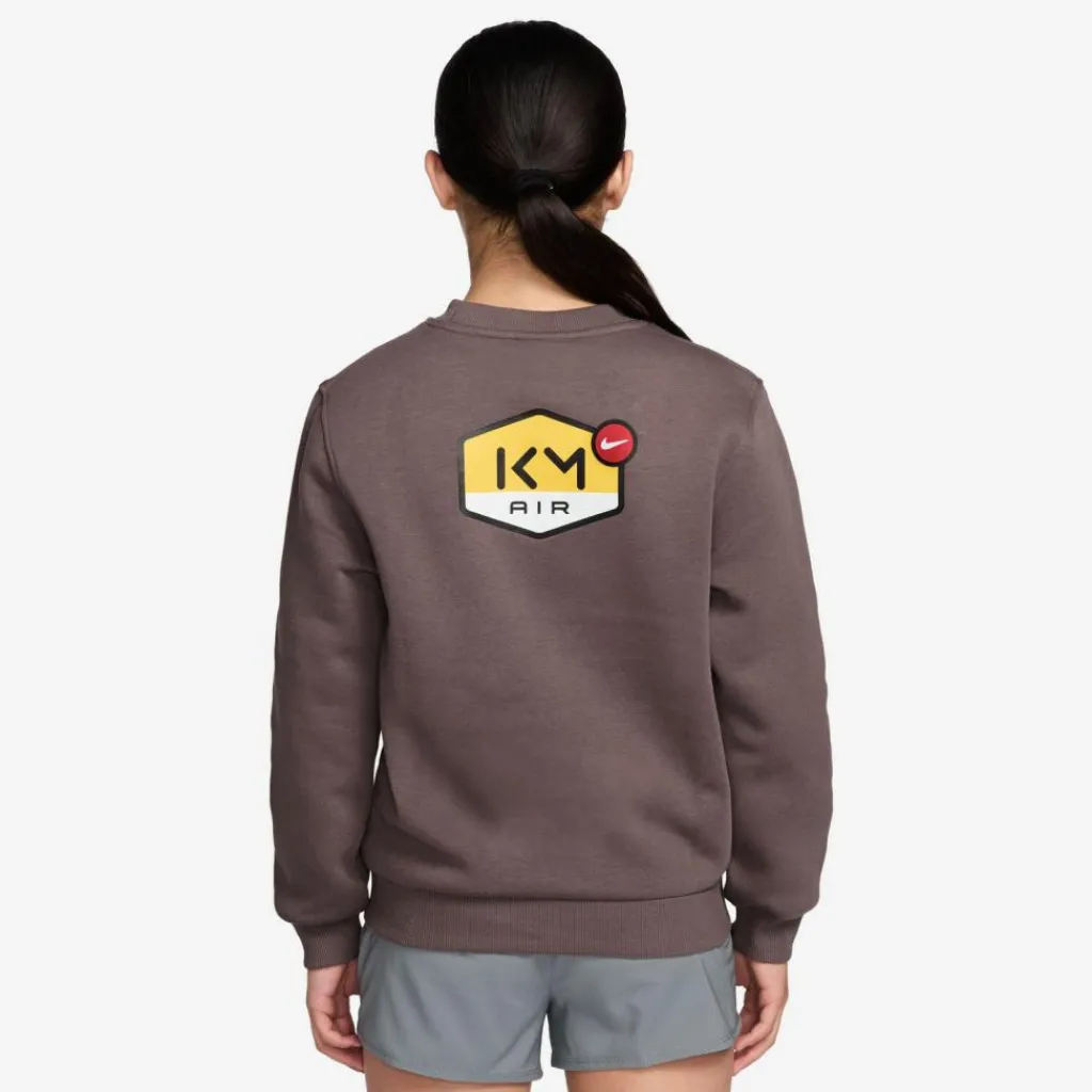 Nike Pullover & Sweats<· KM K NK CLUB FLC CREW LS plum eclipse-black