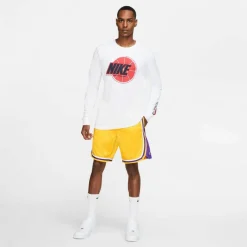 Nike Basketball|Basketball<· Los Angeles Lakers amarillo-field purple-white