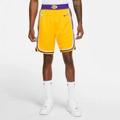 Nike Basketball|Basketball<· Los Angeles Lakers amarillo-field purple-white