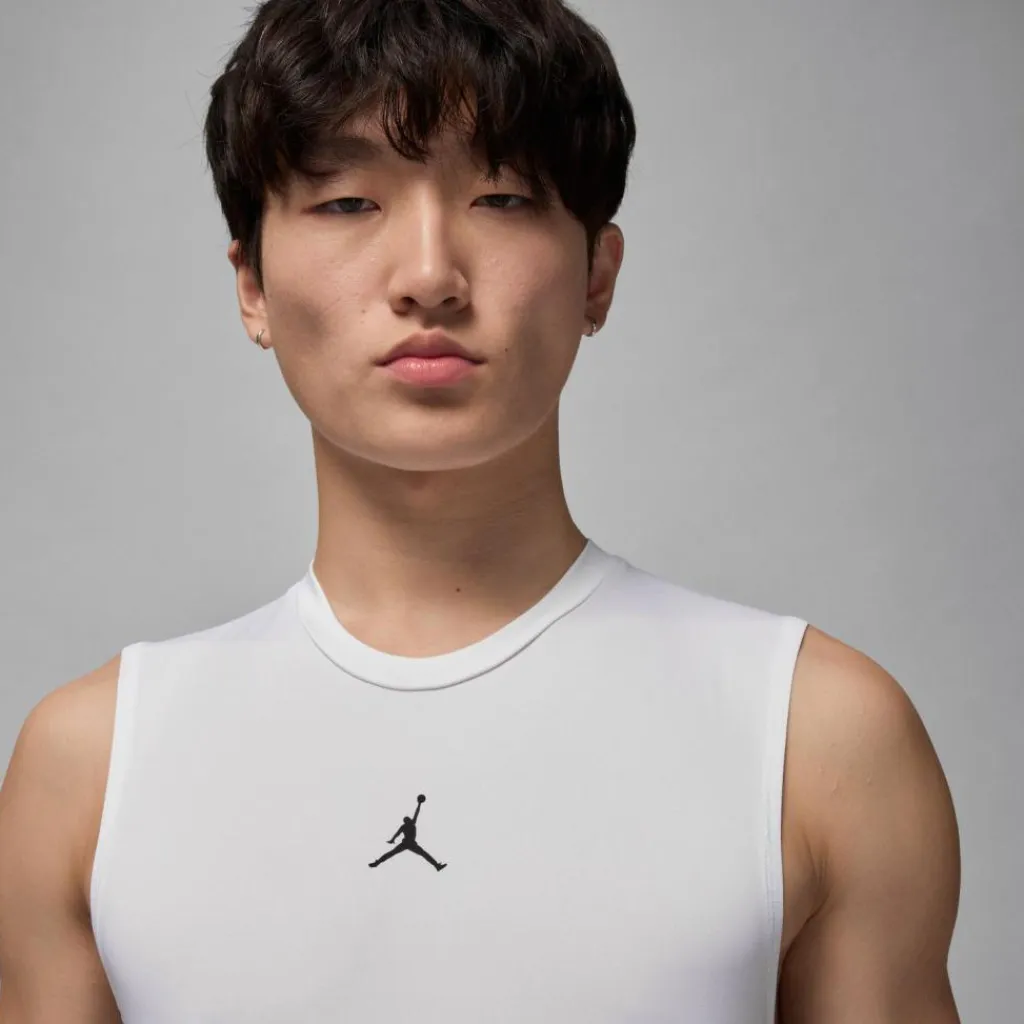Nike Basketball|Basketball<· M J DF SPRT SL COMP TOP white-black